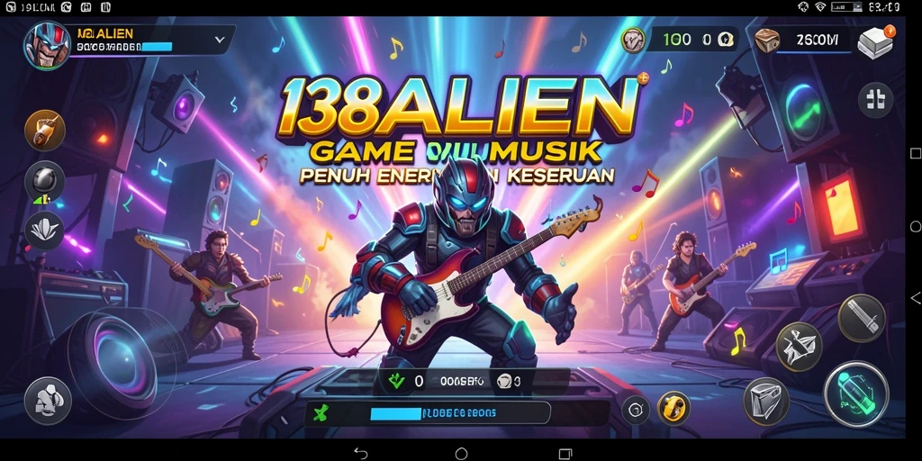 Tampilan gameplay <strong>138ALIEN</strong> yang memukau dan penuh ritme.
