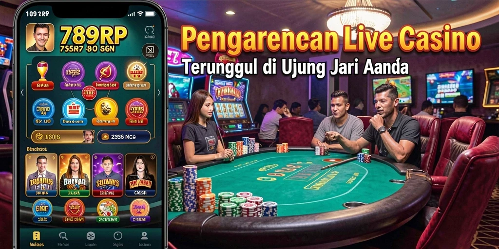 Tampilan gameplay yang mendebarkan di Live Casino 789RP.