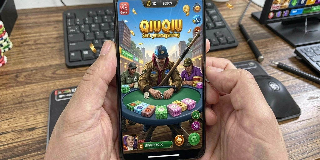 Tampilan gameplay QiuQiu seru di 88BOS.