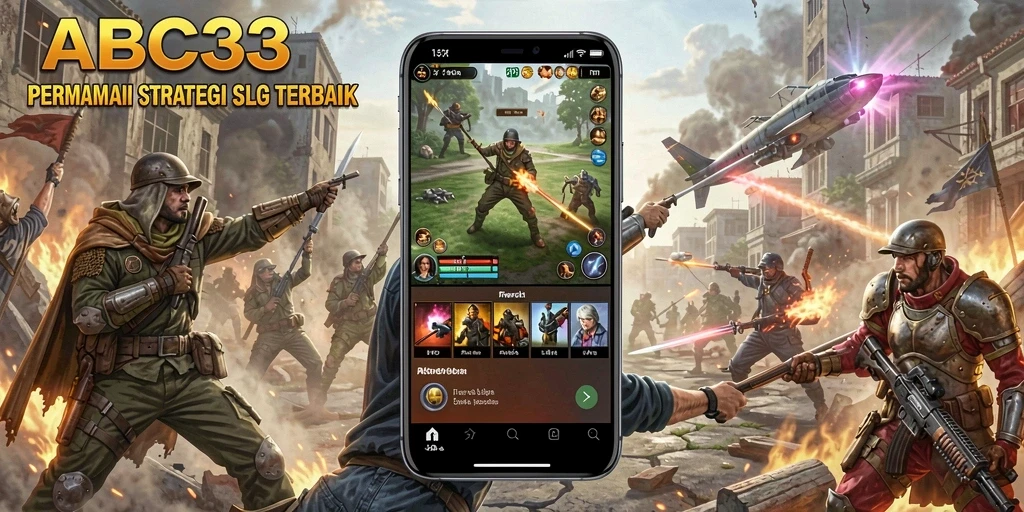 Tangkapan layar utama menampilkan pertarungan strategis di ABC33.