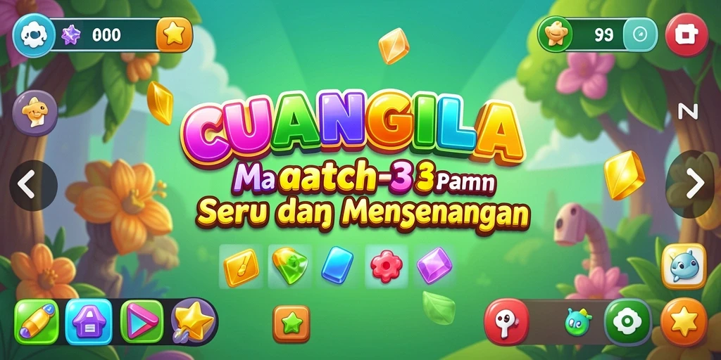 Tangkapan layar gameplay CUANGILA yang penuh warna dan menarik.