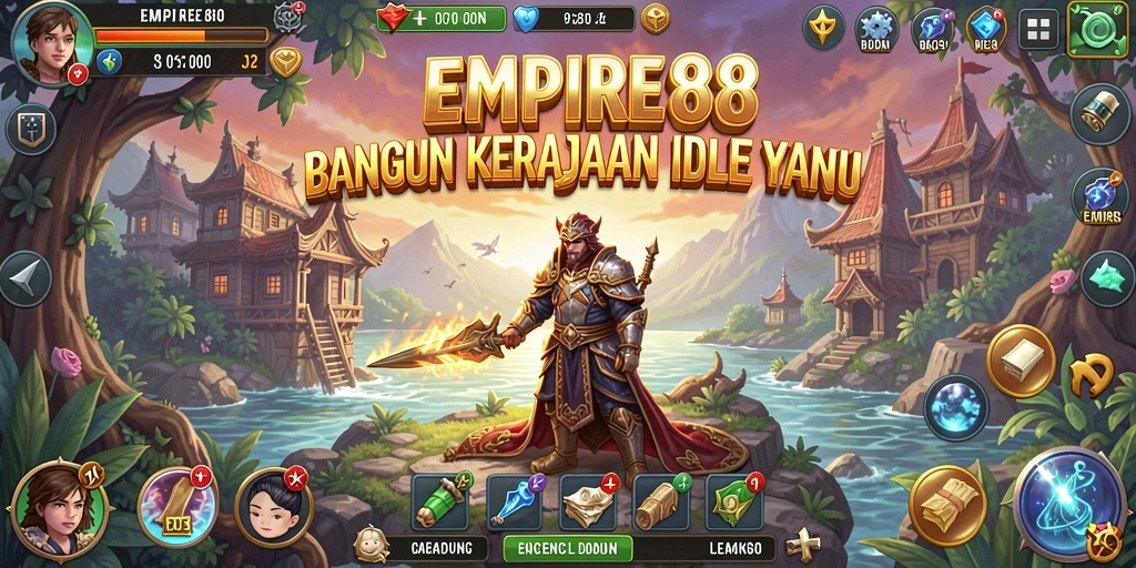 Tangkap layar EMPIRE88 yang menampilkan gameplay menyenangkan dalam membangun kerajaan.