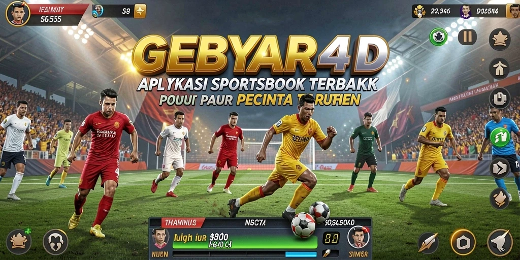 Tampilan gameplay menarik dari aplikasi Sportsbook GEBYAR4D.