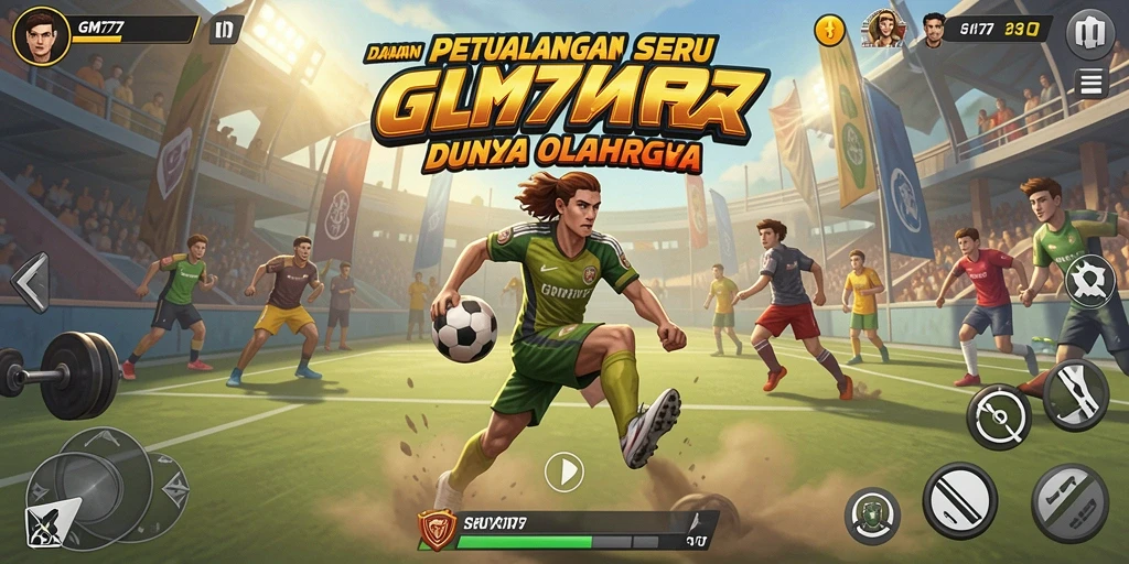 Screenshot GM777 menampilkan aksi olahraga yang mengasyikkan.