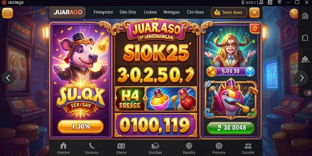 Tampilan gameplay JUARAGO yang seru dan interaktif.