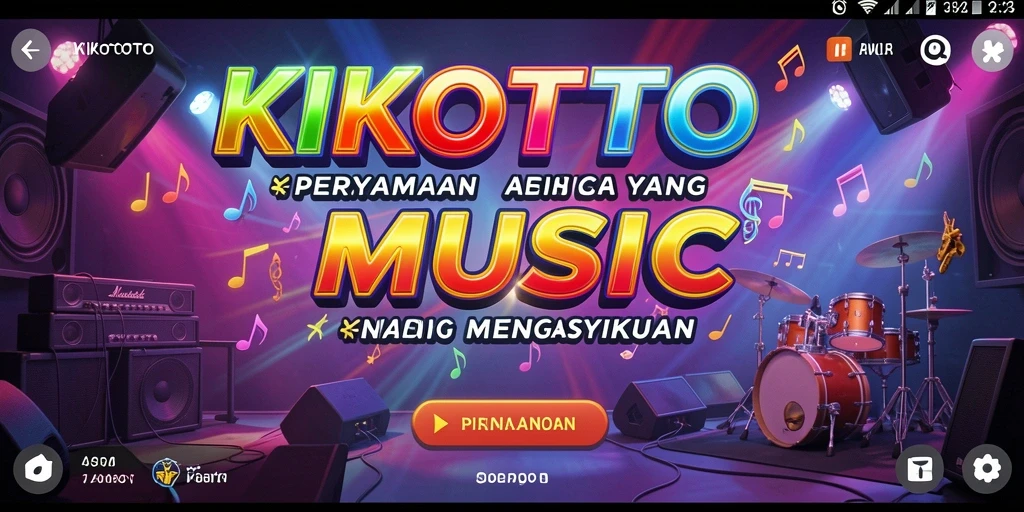 Tampilan gameplay seru dan interaktif dari KIKOTOTO.