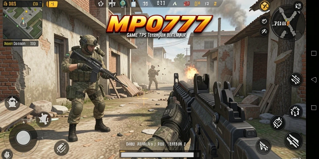 Tampilan pertempuran seru dalam game MPO777.