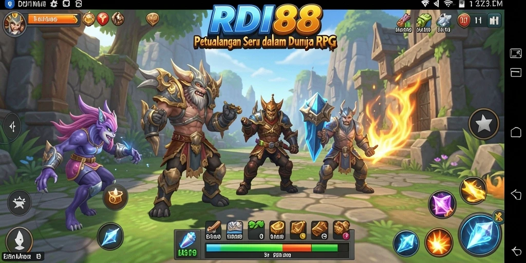 Tampilan layar gameplay RDI88 yang memukau dan seru.