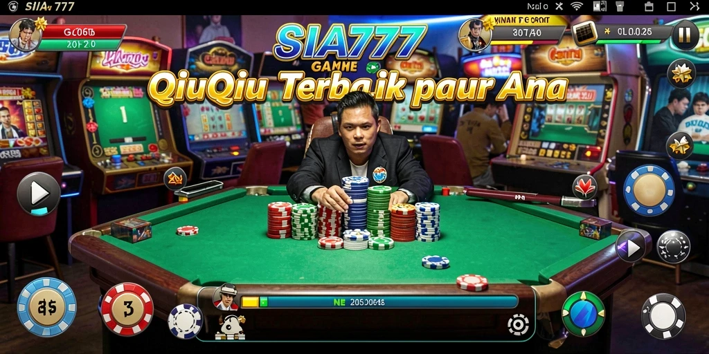 Tampilan gameplay seru QiuQiu di SIA777.