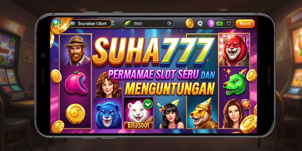 Tampilan gameplay SUHU777 yang penuh warna dan dinamis.