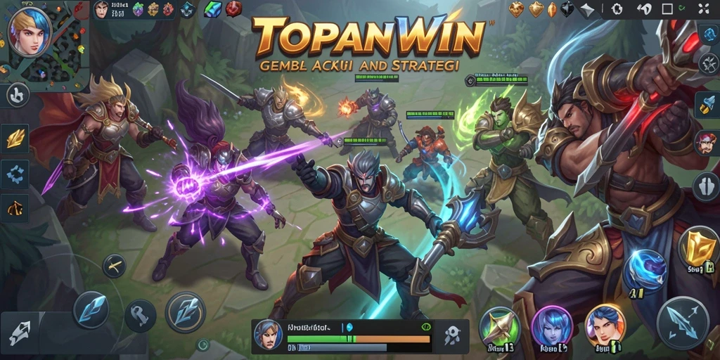 Screenshot gameplay aksi seru di TOPANWIN.
