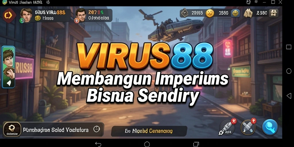 Tangkapan layar utama VIRUS88 menampilkan gameplay Tycoon yang menarik dan seru.